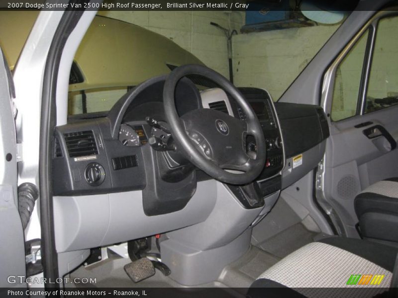 Gray Interior - 2007 Sprinter Van 2500 High Roof Passenger 