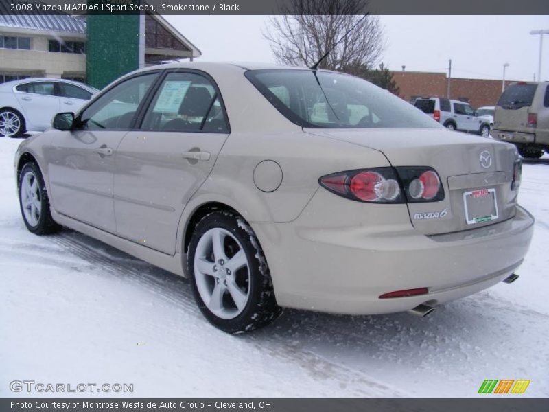 Smokestone / Black 2008 Mazda MAZDA6 i Sport Sedan