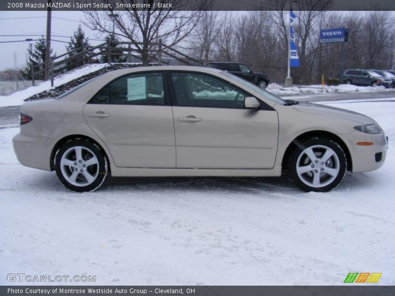Smokestone / Black 2008 Mazda MAZDA6 i Sport Sedan