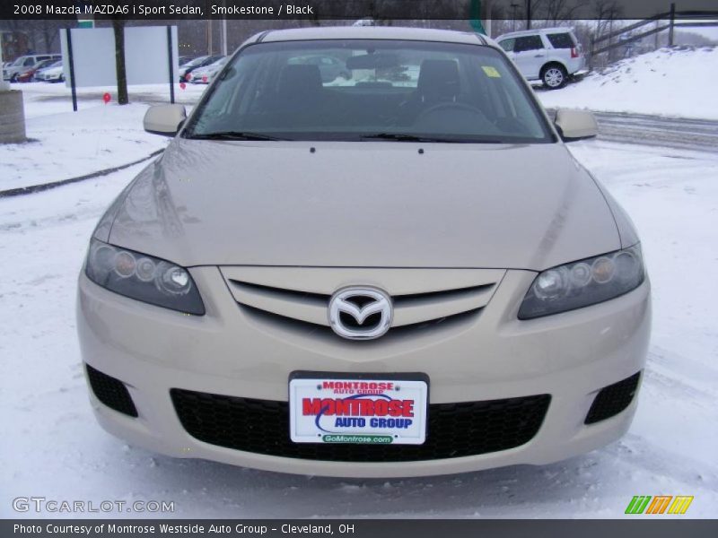 Smokestone / Black 2008 Mazda MAZDA6 i Sport Sedan