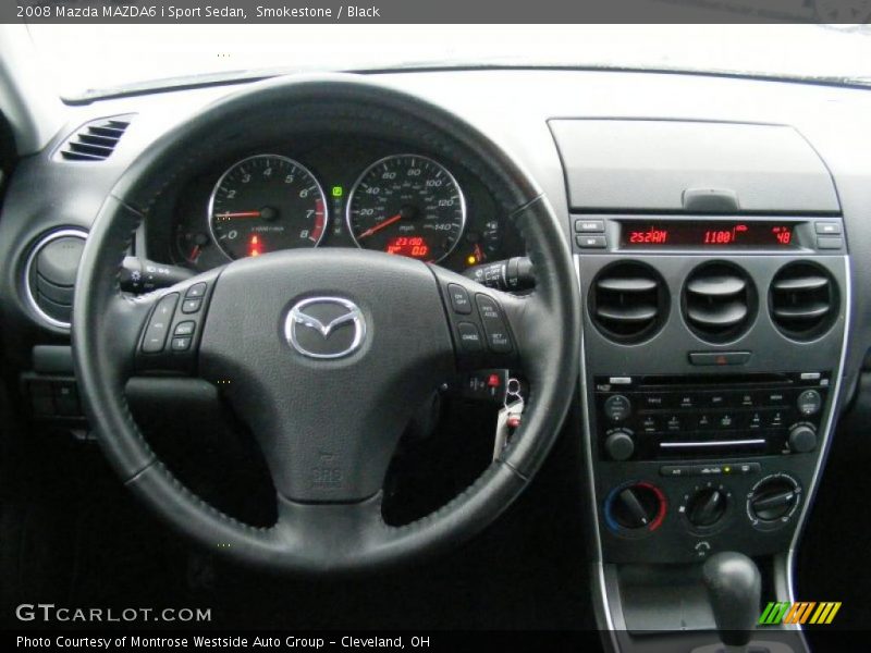 Smokestone / Black 2008 Mazda MAZDA6 i Sport Sedan
