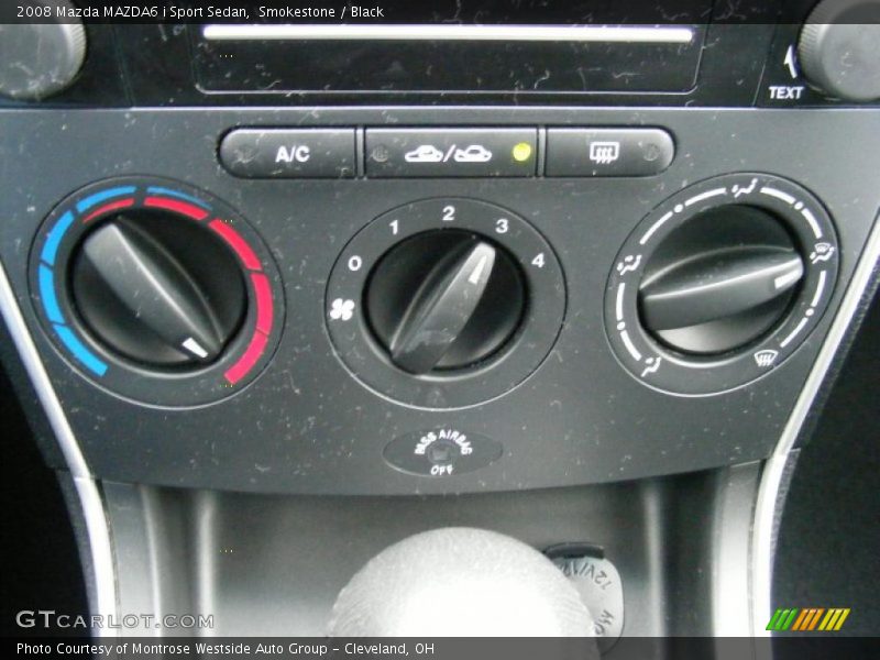 Smokestone / Black 2008 Mazda MAZDA6 i Sport Sedan