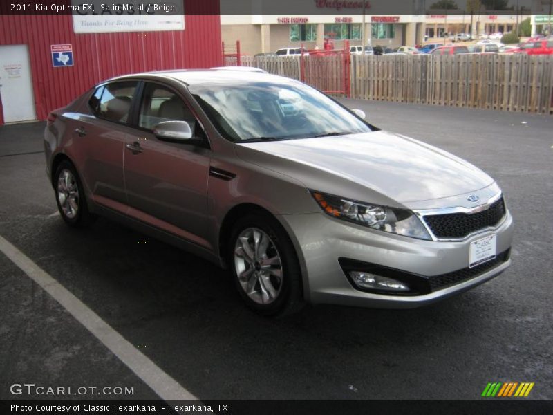 Satin Metal / Beige 2011 Kia Optima EX