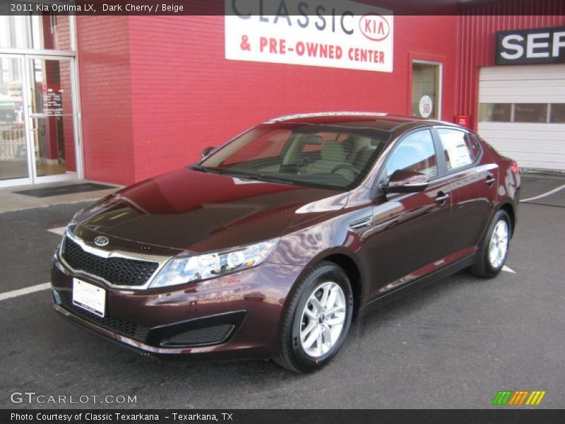 Dark Cherry / Beige 2011 Kia Optima LX