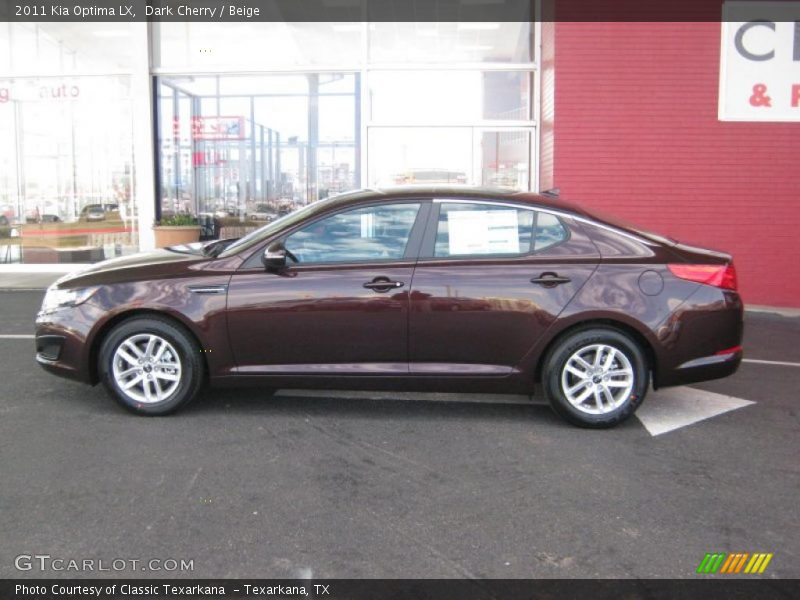  2011 Optima LX Dark Cherry