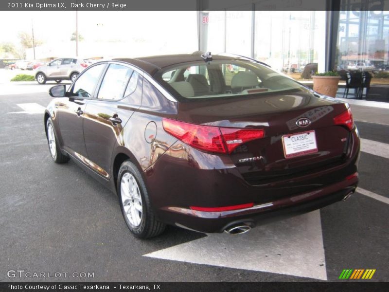  2011 Optima LX Dark Cherry
