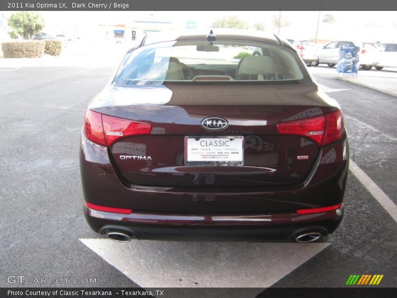 Dark Cherry / Beige 2011 Kia Optima LX