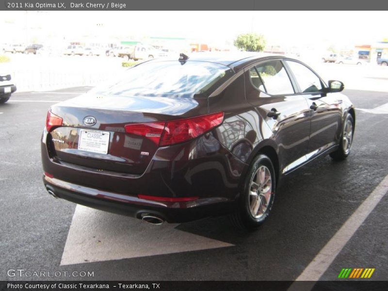 Dark Cherry / Beige 2011 Kia Optima LX