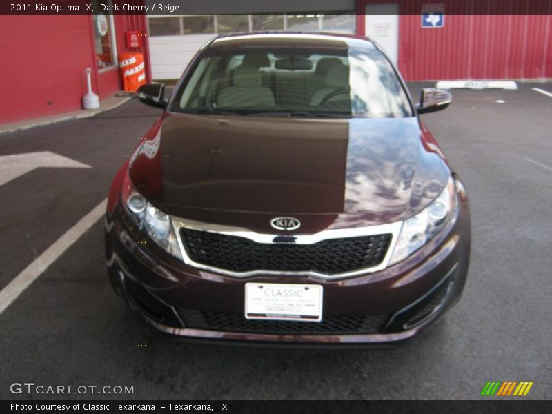 Dark Cherry / Beige 2011 Kia Optima LX