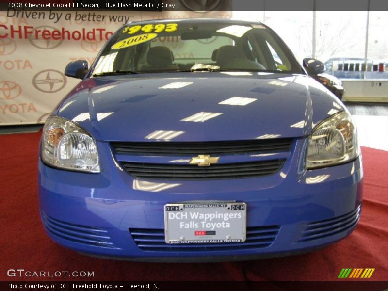 Blue Flash Metallic / Gray 2008 Chevrolet Cobalt LT Sedan