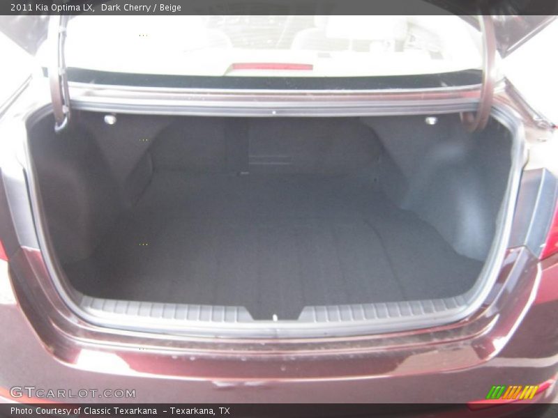  2011 Optima LX Trunk