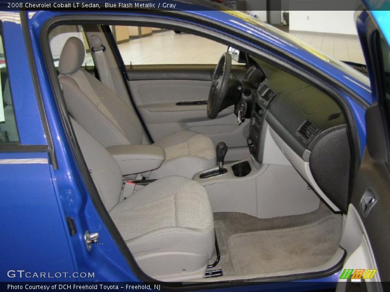 Blue Flash Metallic / Gray 2008 Chevrolet Cobalt LT Sedan
