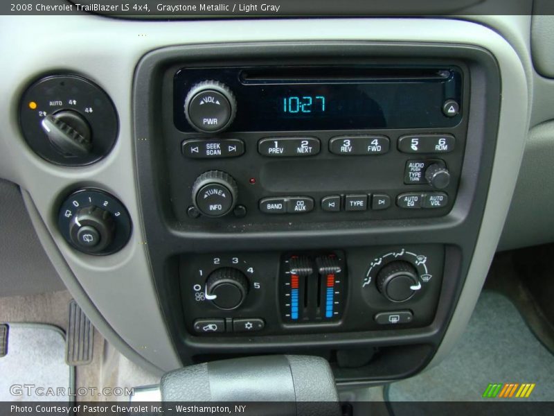Graystone Metallic / Light Gray 2008 Chevrolet TrailBlazer LS 4x4