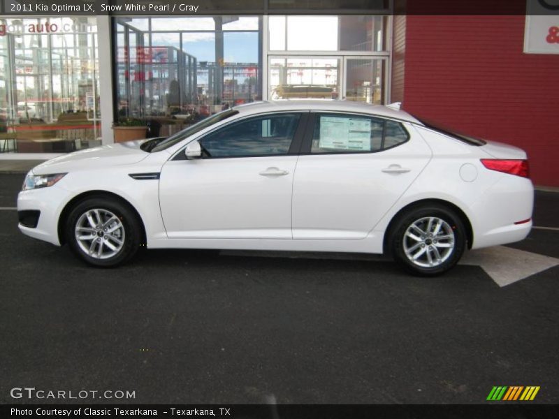  2011 Optima LX Snow White Pearl