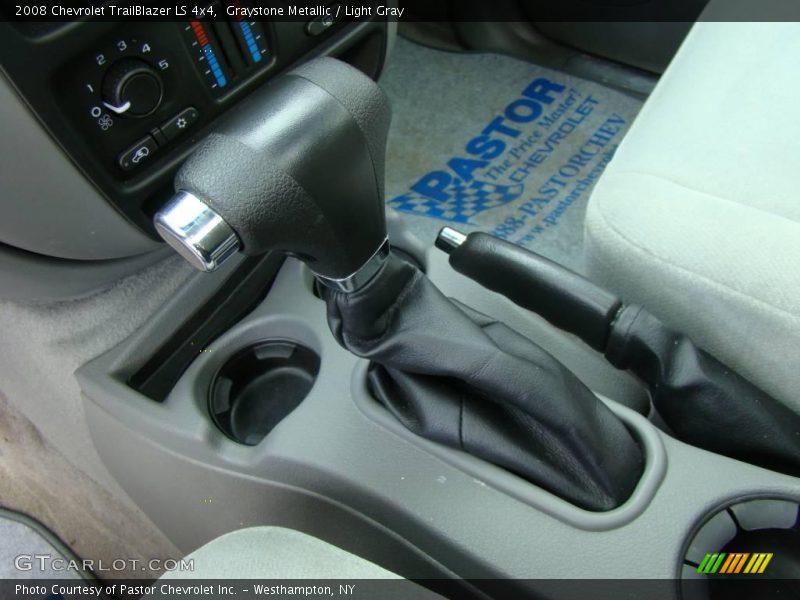 Graystone Metallic / Light Gray 2008 Chevrolet TrailBlazer LS 4x4