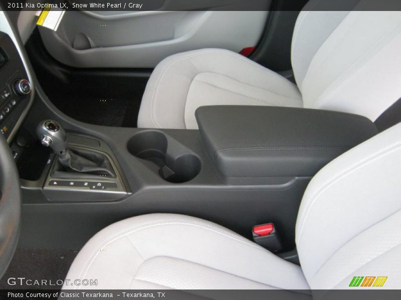  2011 Optima LX Gray Interior