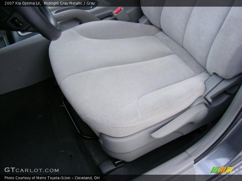 Midnight Gray Metallic / Gray 2007 Kia Optima LX