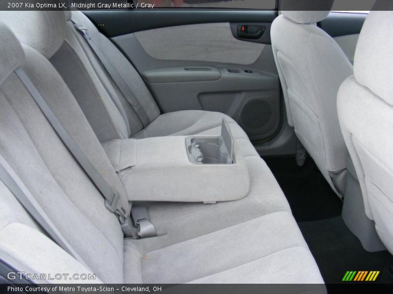 Midnight Gray Metallic / Gray 2007 Kia Optima LX