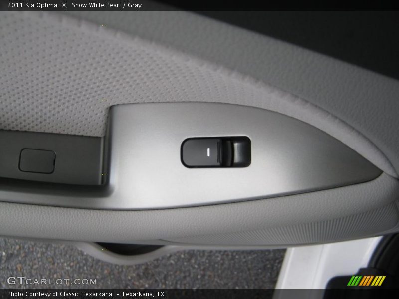 Snow White Pearl / Gray 2011 Kia Optima LX