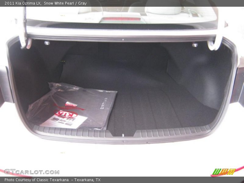  2011 Optima LX Trunk