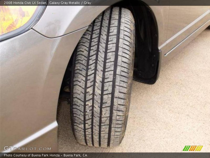 Galaxy Gray Metallic / Gray 2008 Honda Civic LX Sedan