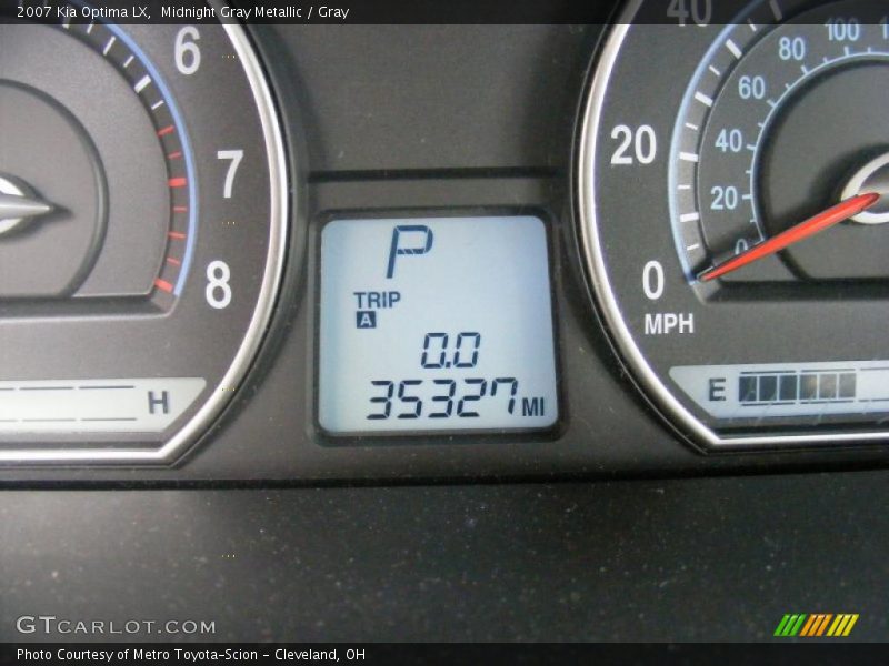 Midnight Gray Metallic / Gray 2007 Kia Optima LX