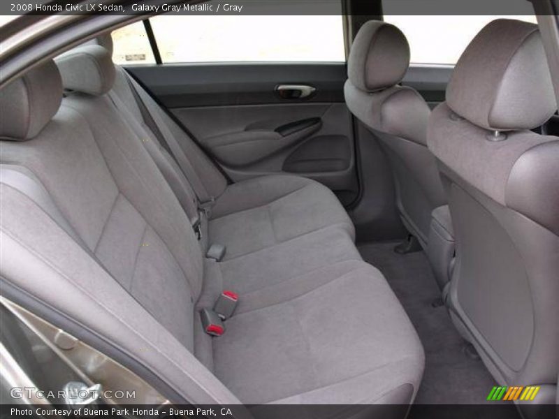 Galaxy Gray Metallic / Gray 2008 Honda Civic LX Sedan