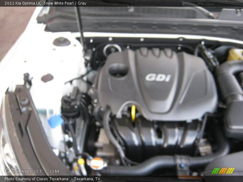 Snow White Pearl / Gray 2011 Kia Optima LX