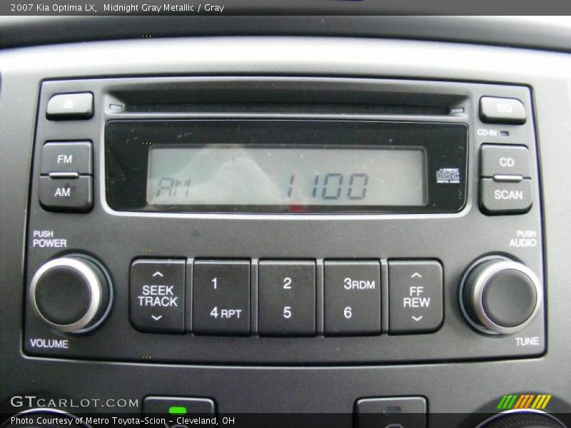 Midnight Gray Metallic / Gray 2007 Kia Optima LX