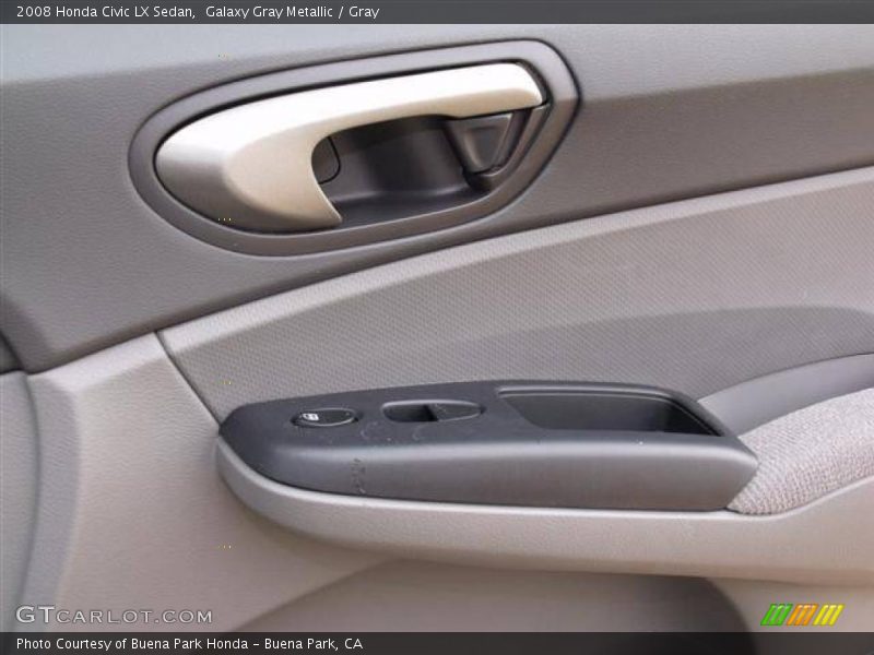 Galaxy Gray Metallic / Gray 2008 Honda Civic LX Sedan