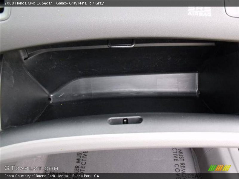 Galaxy Gray Metallic / Gray 2008 Honda Civic LX Sedan