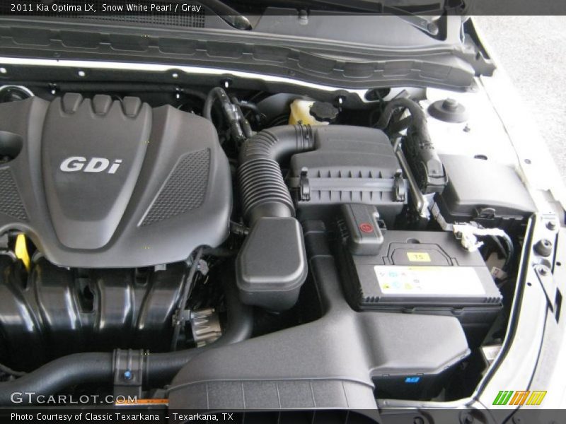  2011 Optima LX Engine - 2.4 Liter GDi DOHC 16-Valve VVT 4 Cylinder