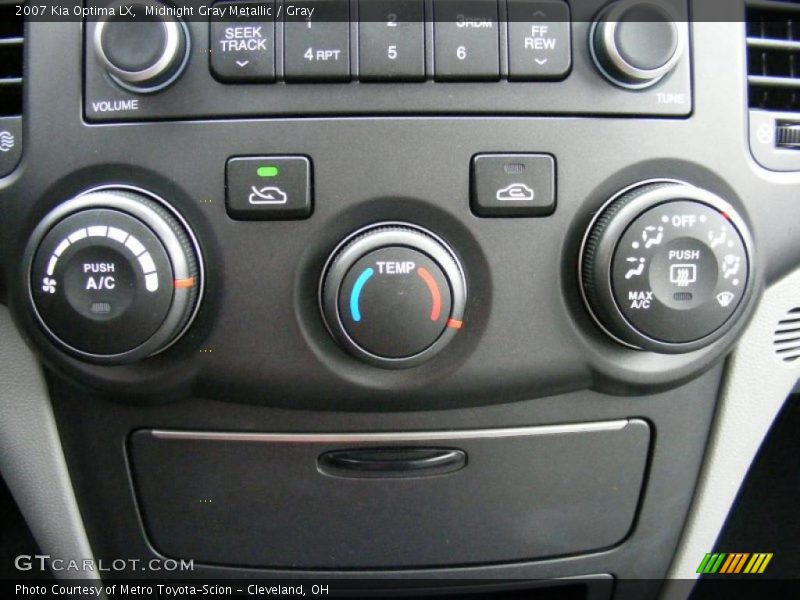 Midnight Gray Metallic / Gray 2007 Kia Optima LX