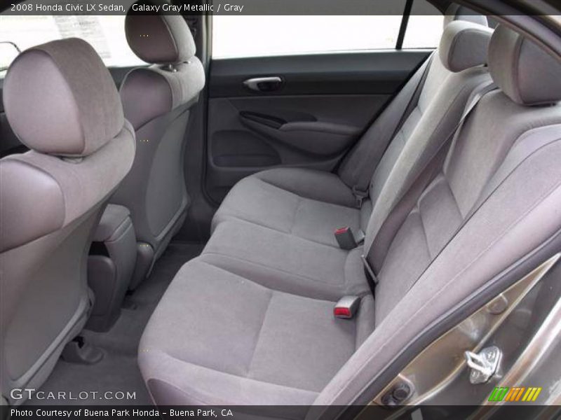 Galaxy Gray Metallic / Gray 2008 Honda Civic LX Sedan