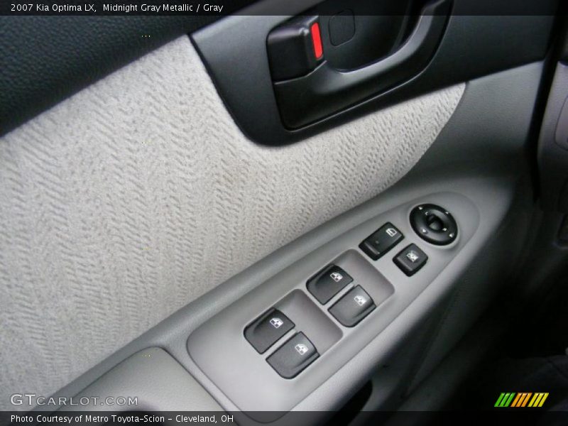 Midnight Gray Metallic / Gray 2007 Kia Optima LX