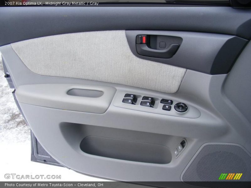 Midnight Gray Metallic / Gray 2007 Kia Optima LX
