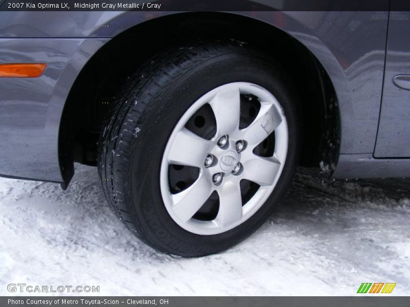 Midnight Gray Metallic / Gray 2007 Kia Optima LX