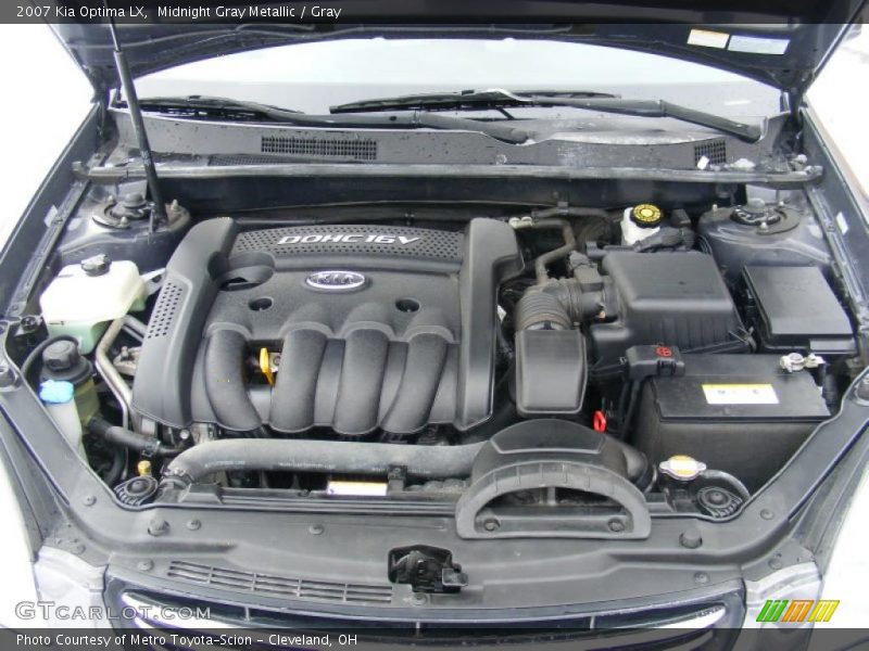 Midnight Gray Metallic / Gray 2007 Kia Optima LX