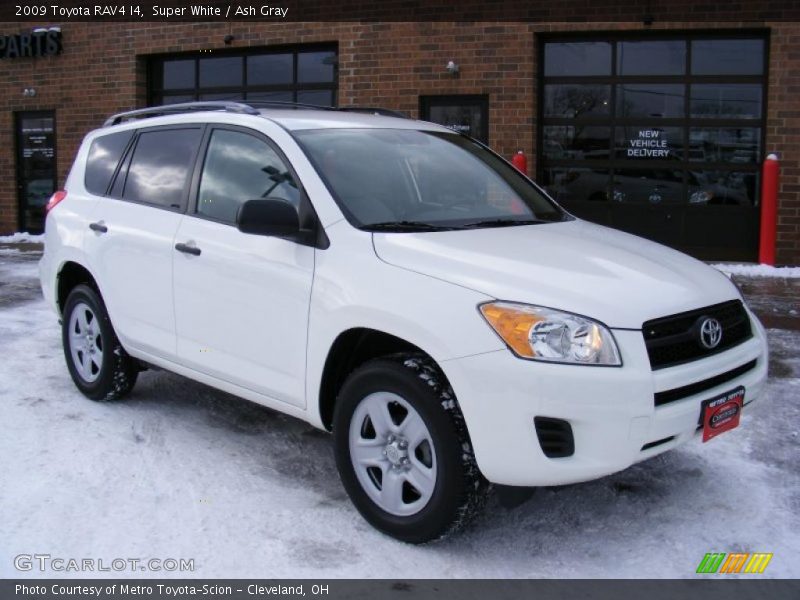 Super White / Ash Gray 2009 Toyota RAV4 I4