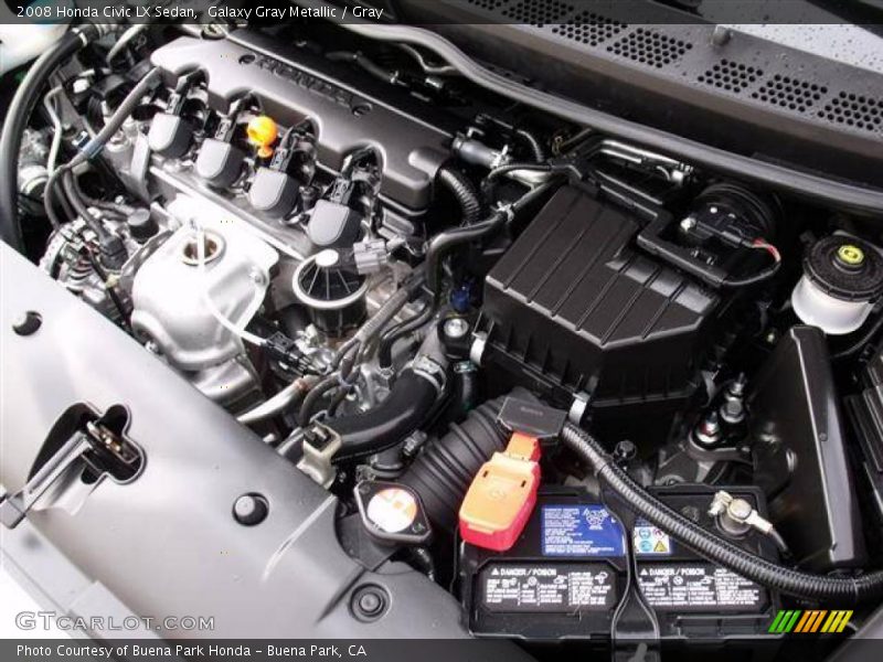 Galaxy Gray Metallic / Gray 2008 Honda Civic LX Sedan