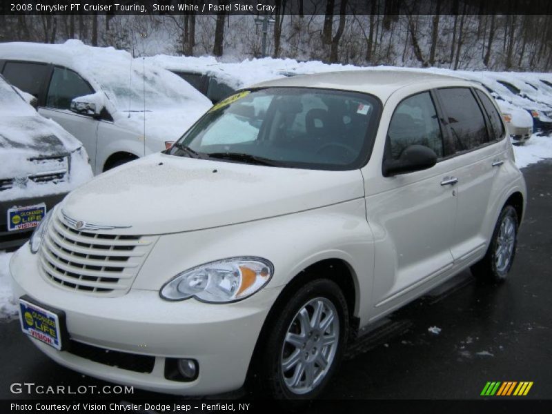 Stone White / Pastel Slate Gray 2008 Chrysler PT Cruiser Touring