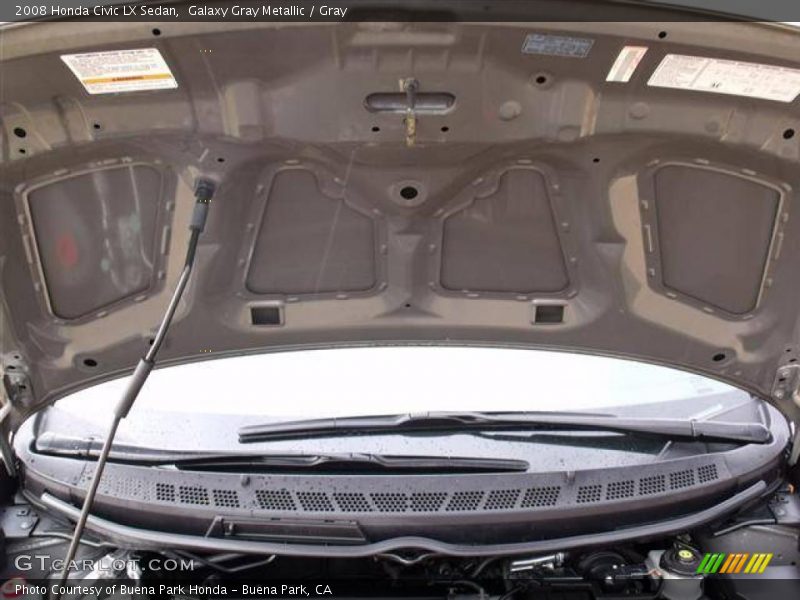 Galaxy Gray Metallic / Gray 2008 Honda Civic LX Sedan