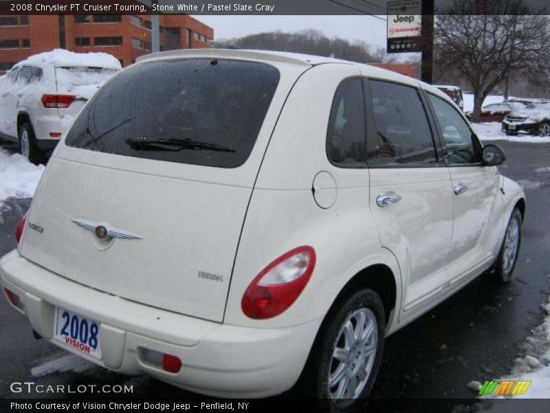 Stone White / Pastel Slate Gray 2008 Chrysler PT Cruiser Touring