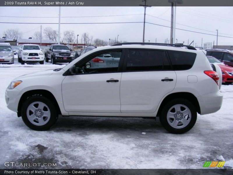 Super White / Ash Gray 2009 Toyota RAV4 I4