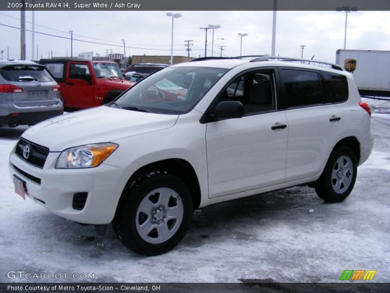 Super White / Ash Gray 2009 Toyota RAV4 I4