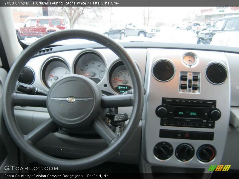 Stone White / Pastel Slate Gray 2008 Chrysler PT Cruiser Touring