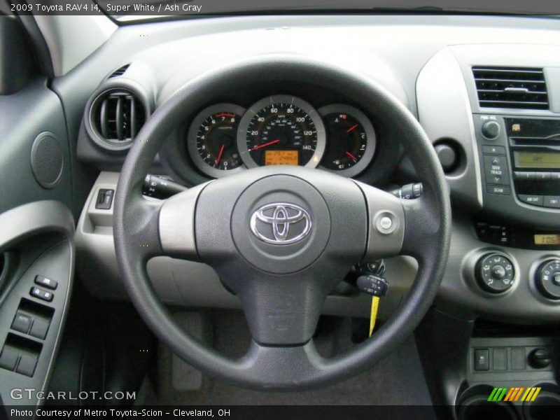 Super White / Ash Gray 2009 Toyota RAV4 I4