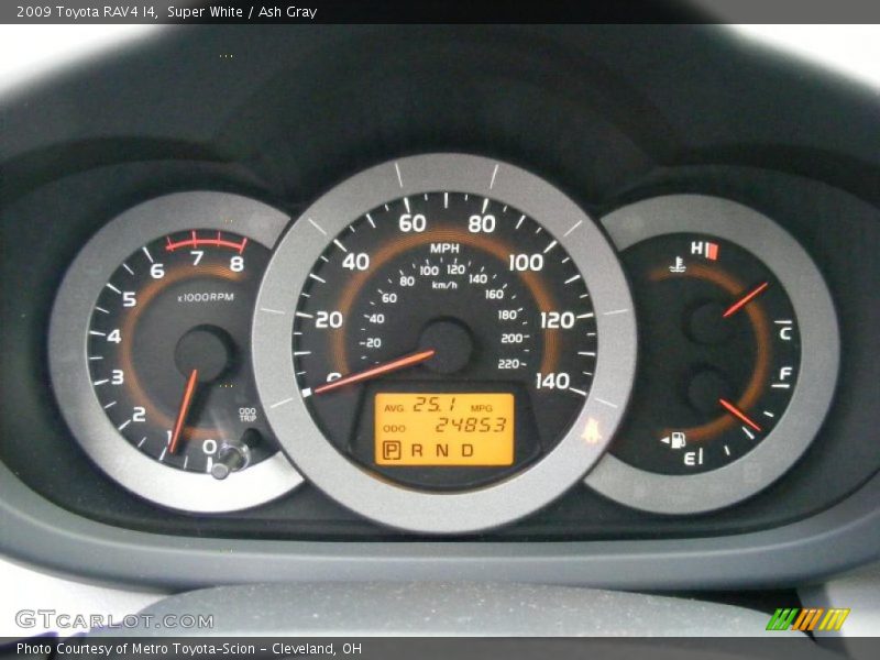 Super White / Ash Gray 2009 Toyota RAV4 I4