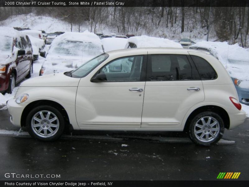 Stone White / Pastel Slate Gray 2008 Chrysler PT Cruiser Touring