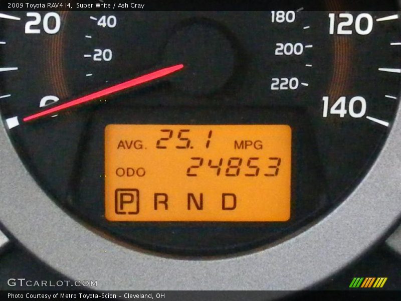 Super White / Ash Gray 2009 Toyota RAV4 I4
